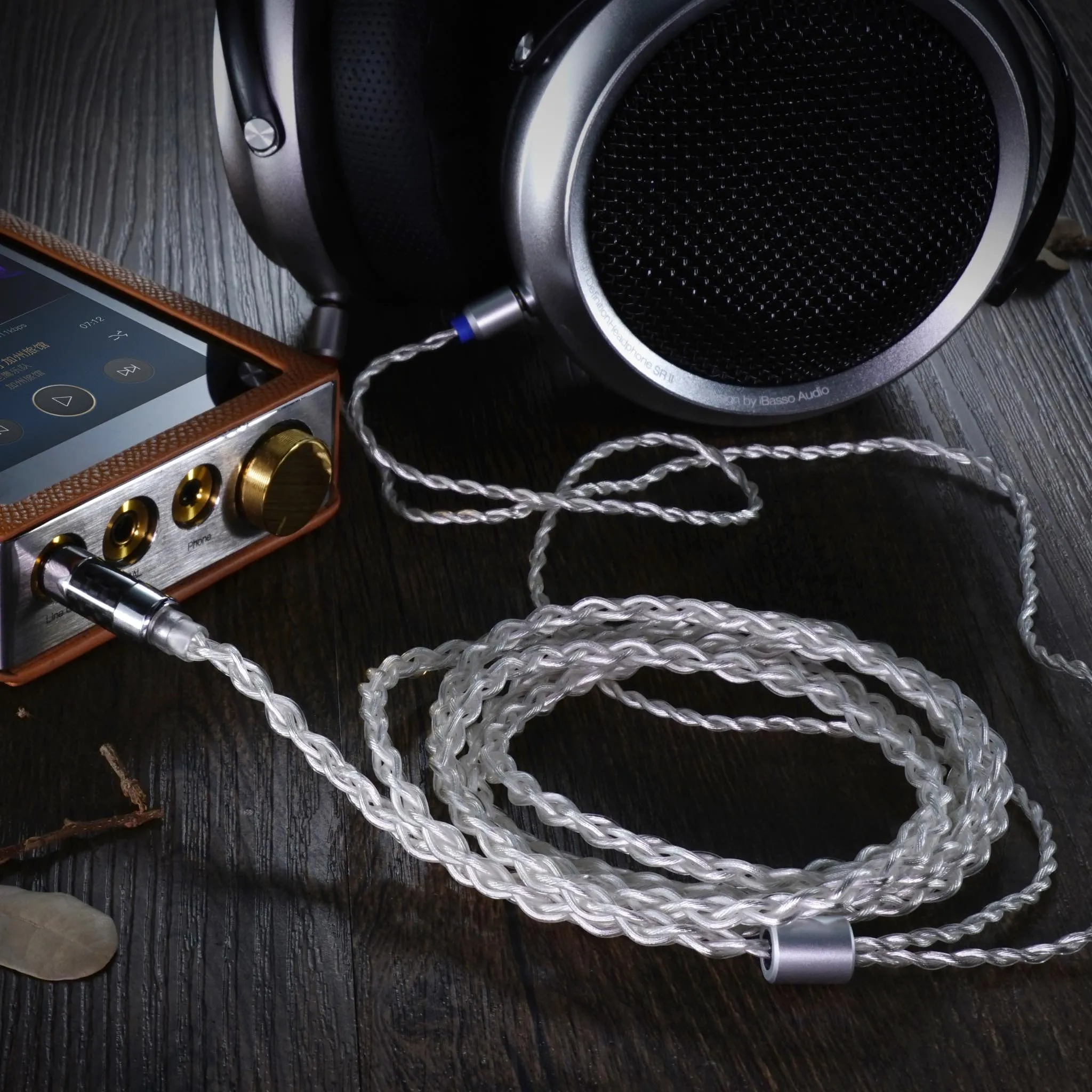 iBasso CB17 Dual 3.5mm TRS to 4.4mm | Balanced Copper-Silver Cable