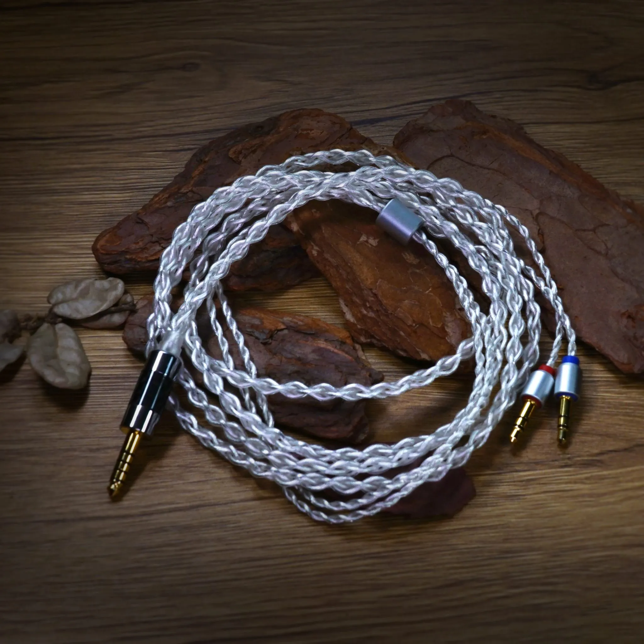 iBasso CB17 Dual 3.5mm TRS to 4.4mm | Balanced Copper-Silver Cable