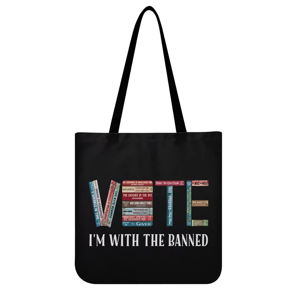 I'm With The Banned V Book Lovers Gift TBF552