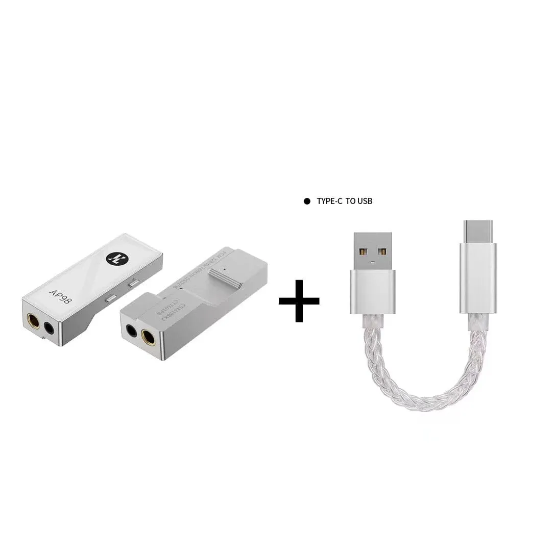 JCALLY AP98 Portable DAC & USB AMP Dual CS43198 DAC Headphone Amplifier