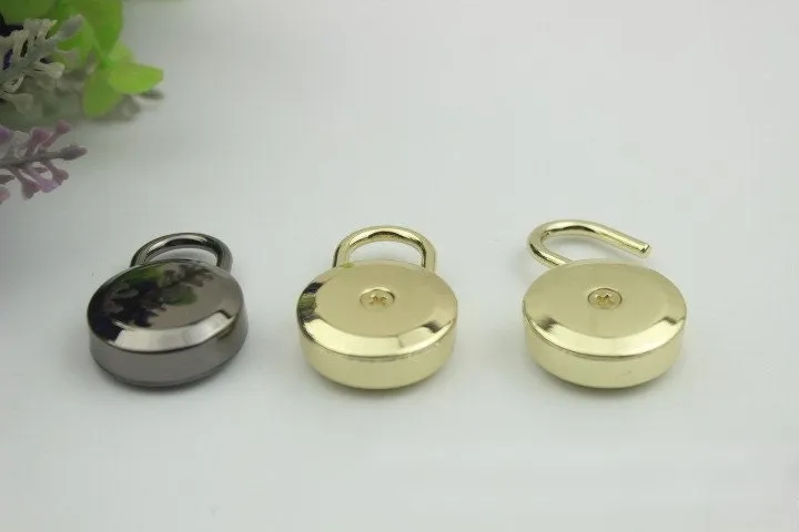 Keyless Switch Padlock Bag Hardware Gold Gunmetal 1/10 pcs Handmade Purse Handbag Making Metal Bulk Wholesale Accessories Supplies