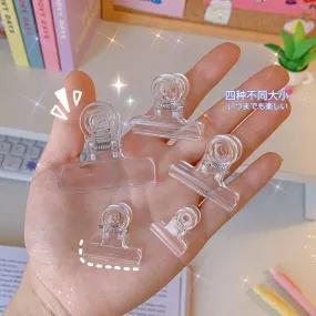 Korean version ins style multifunctional transparent plastic ticket holder 4 sizes LI-010014