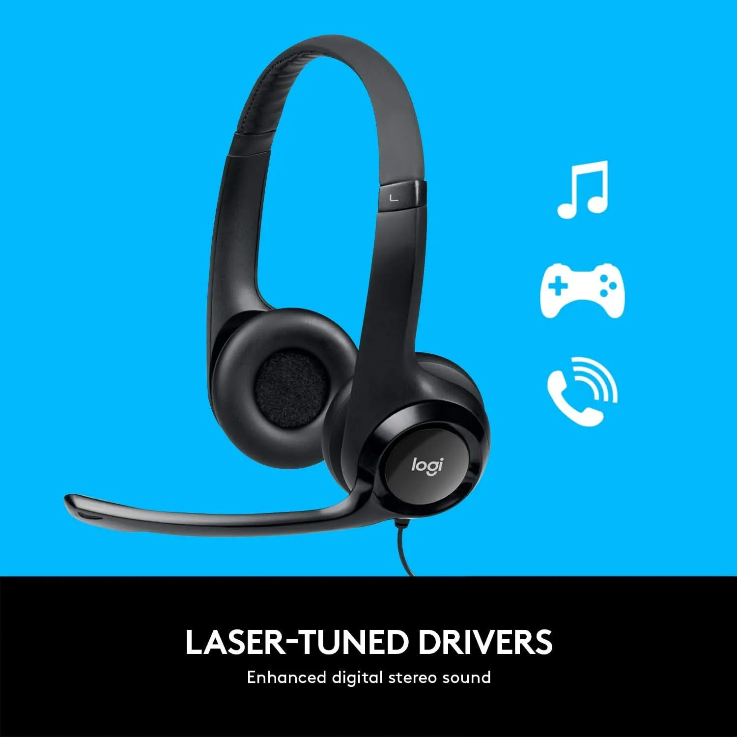 LOGITECH HEADPHONE H-390