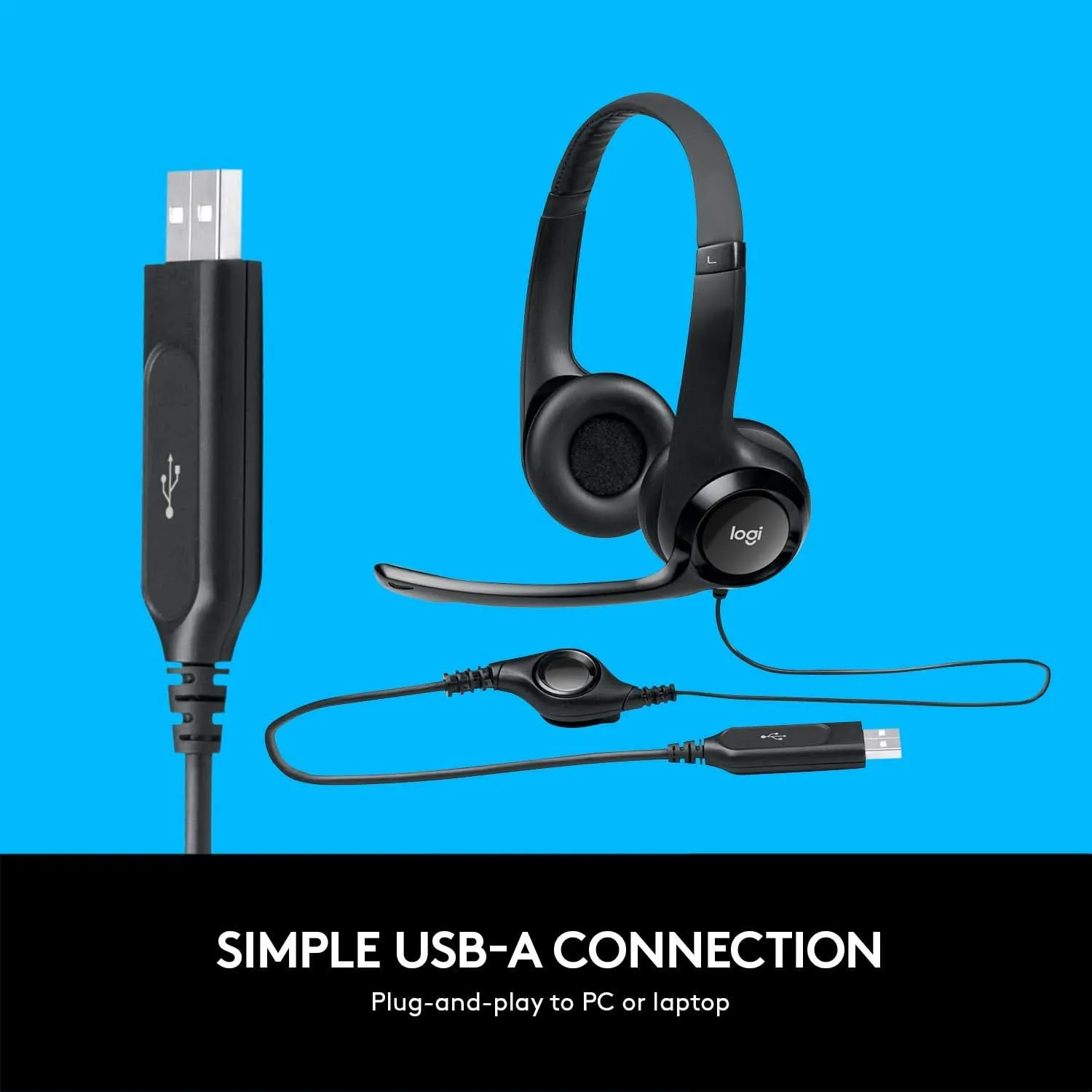 LOGITECH HEADPHONE H-390