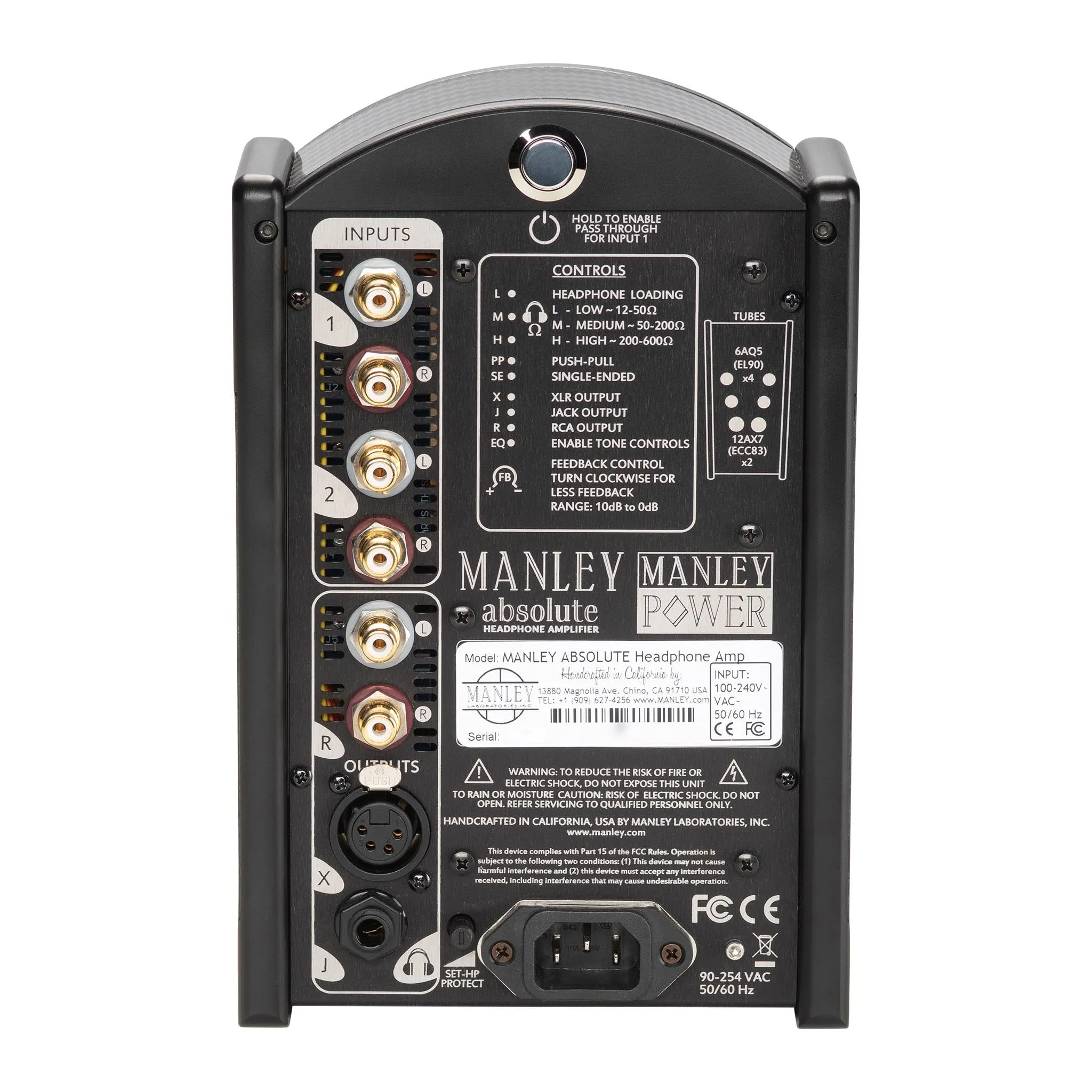 Manley Labs Absolute Headphone Amplifier