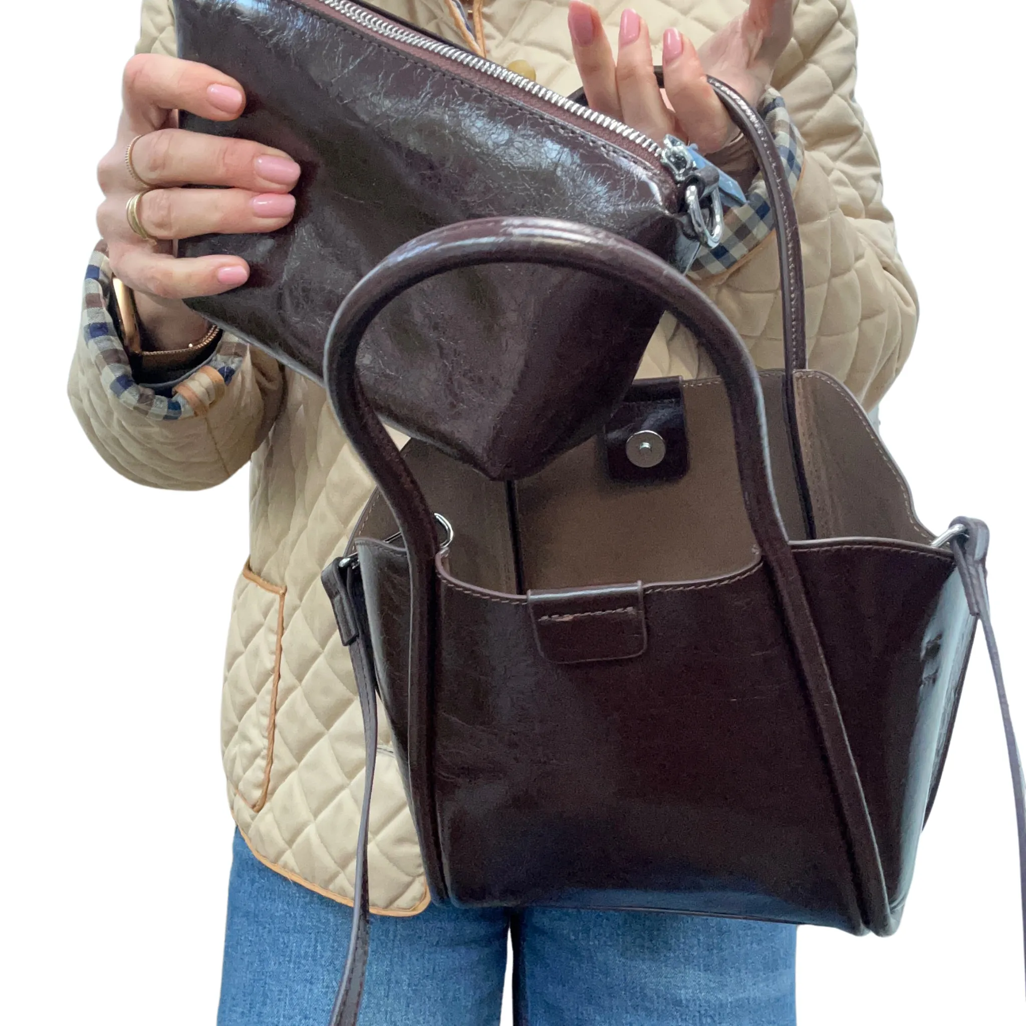 Oil Waxed Leather Bag