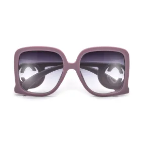 OVERSIZED TRENDY FASHION C LOGO SQUARED SUNNIES