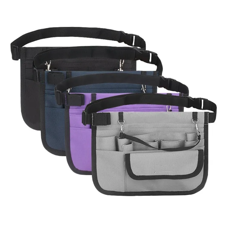 Oxford Portable Medical Personnel Tool Waist Bag(Grey)