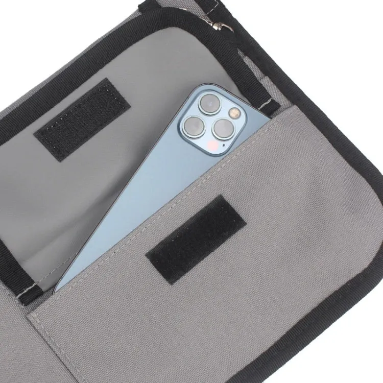 Oxford Portable Medical Personnel Tool Waist Bag(Grey)