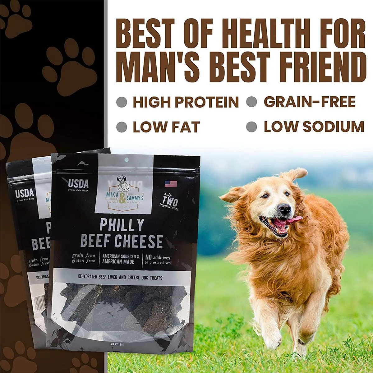Philly Beef Cheese Jerky Dog Treats