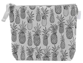 Pineapple Outline Cosmetic Bag, Small