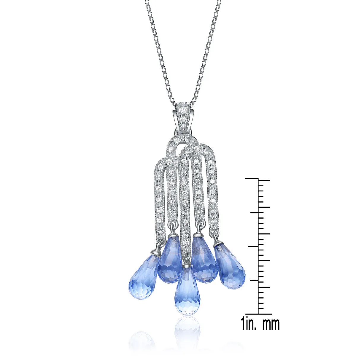 Provence Blue Drop Pendant