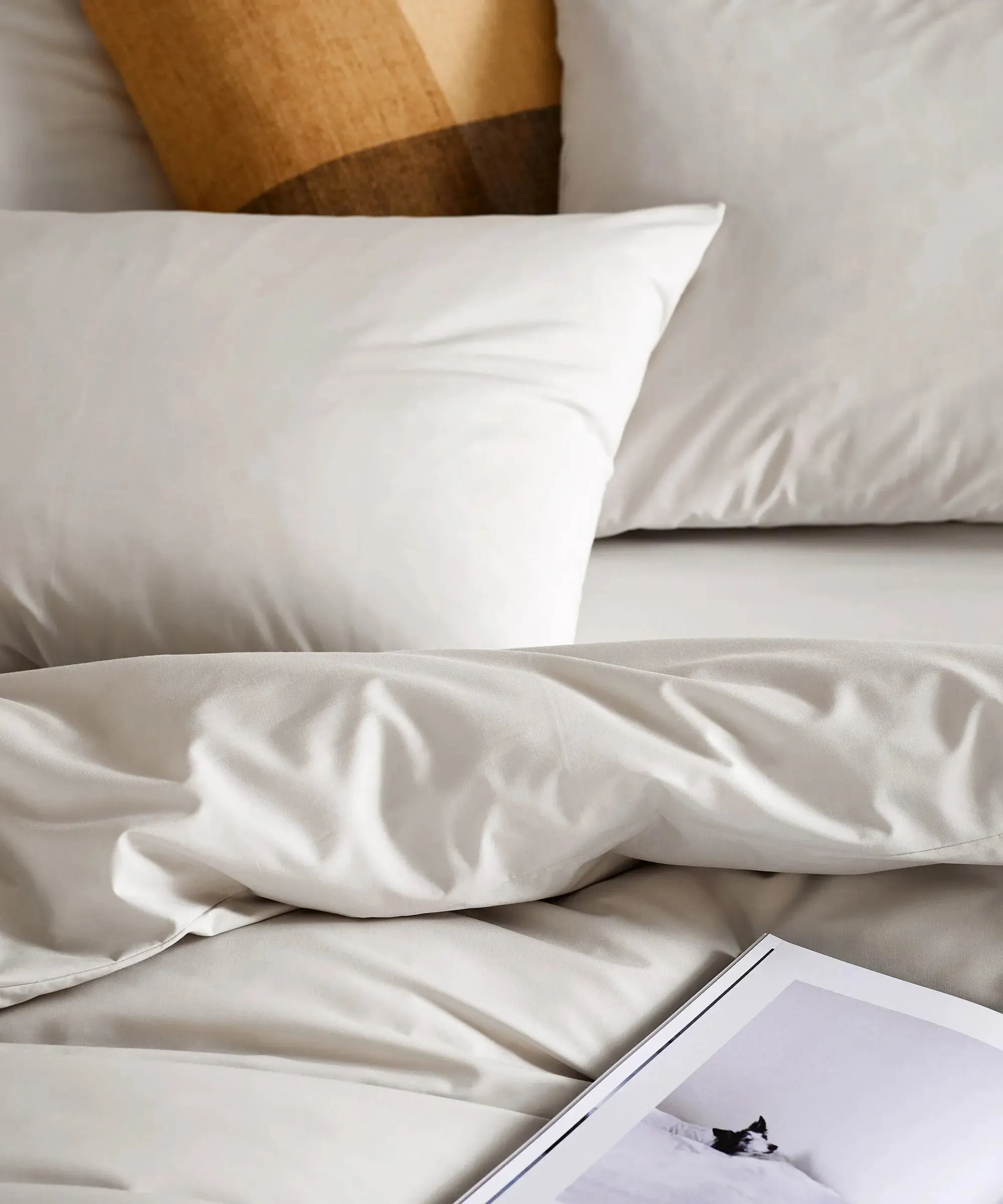 Sand Tencel Cotton Duvet Cover