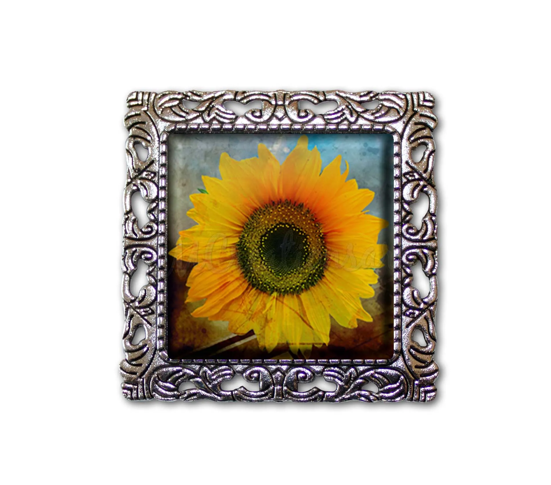 Splendid Sunflower Motif Flower