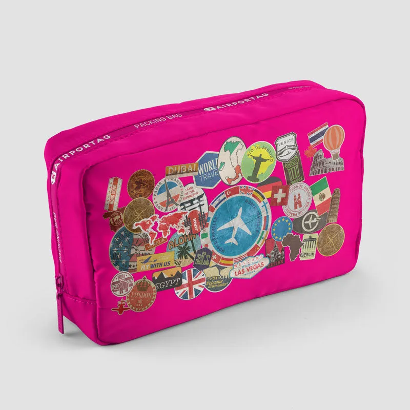 Travel Stickers - Packing Bag