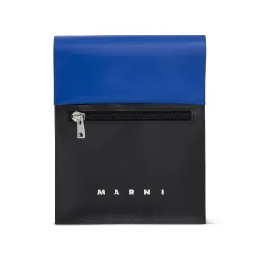 Tribeca Shoulder Bag in Black/Royal Blue