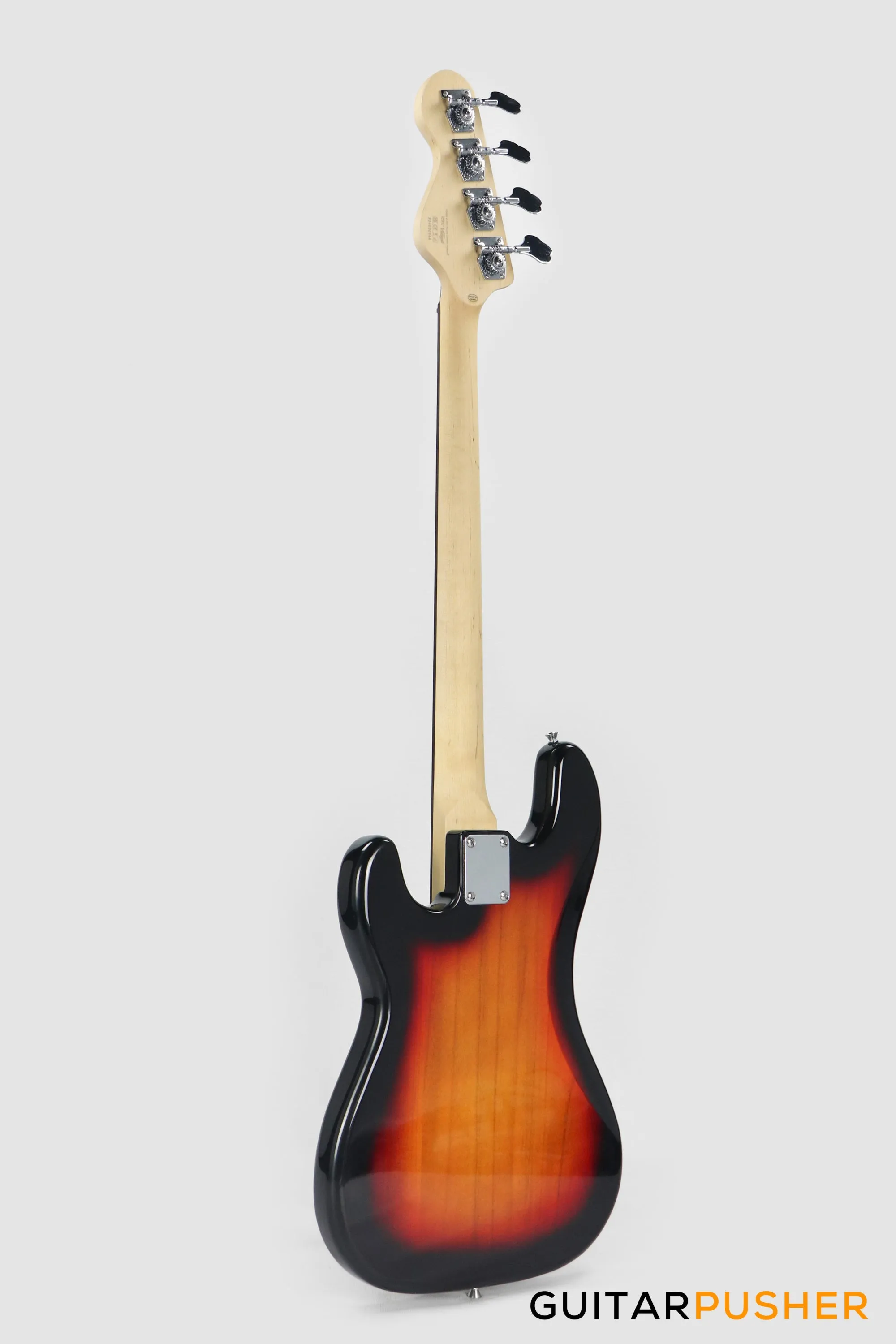 Vintage Coaster Series V40 4-String PB Bass w/ Kinsman 10-Watt Bass Amplifier, Gig Bag, & Accessories - 3-Tone Sunburst