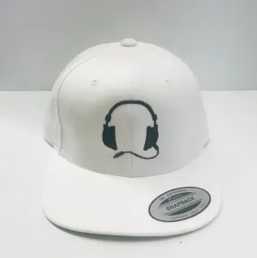 White cap / black logo