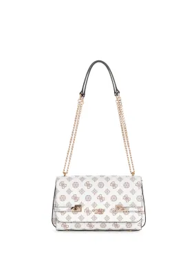 White Logo Loralee Crossbody Bag