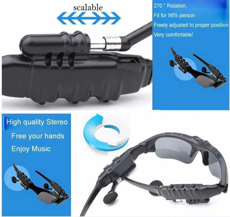 Wireless Earphone Sport Sunglasses