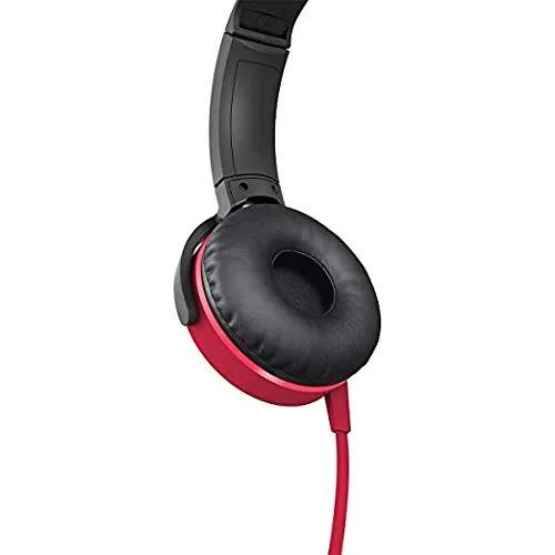 x450 Wired Headset Extra Bass On-Ear Headphone XB450 with 3.5mm Jack & in-Built Mic for Phone Calls