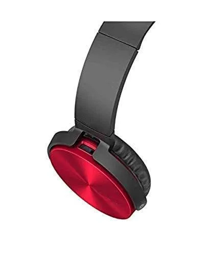 x450 Wired Headset Extra Bass On-Ear Headphone XB450 with 3.5mm Jack & in-Built Mic for Phone Calls
