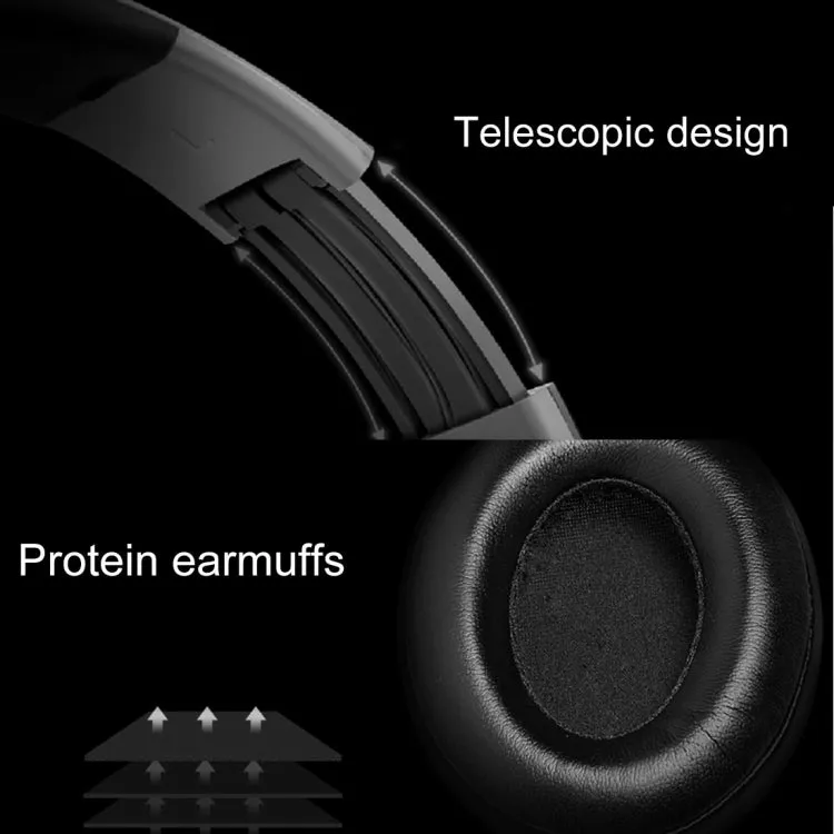 ZEALOT B570 Stereo Wired Wireless Bluetooth Subwoofer Headset with LED Color Screen Design & HD Microphone & FM, For Mobile Phones & Tablets & Laptops, Support 32GB TF Card Maximum(Grey)